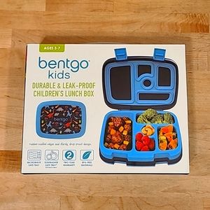 Bentgo Kids Lunch Box , Dinosaur Print , Blue , New in Box